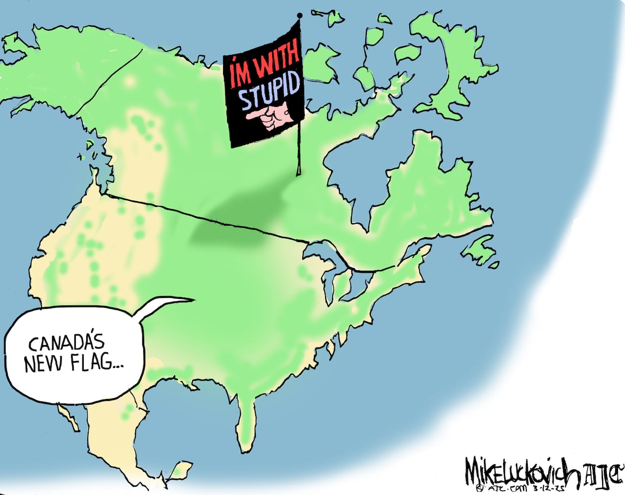 CARTOONS: Mike Luckovich, March 16, 2025
