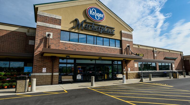 Starting March 23, 2020, Kroger stores in the Cincinnati-Dayton division will dedicate the first hour of operation, 7 a.m. to 8 a.m., on Mondays, Tuesdays, Wednesdays and Thursdays, solely to seniors 60 and older and other higher-risk customers. STAFF FILE PHOTO