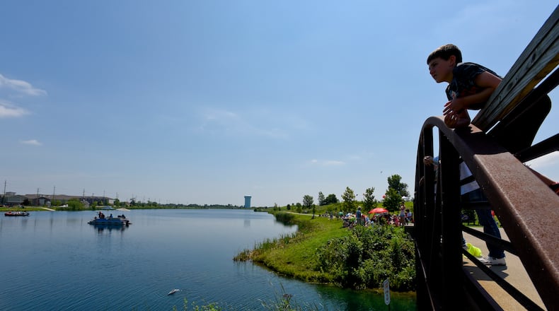 MetroParks of Butler County is studying the feasibility of building a $20 million, 10,000-seat amphitheater at Voice of America MetroPark in West Chester Twp. NICK GRAHAM/2015