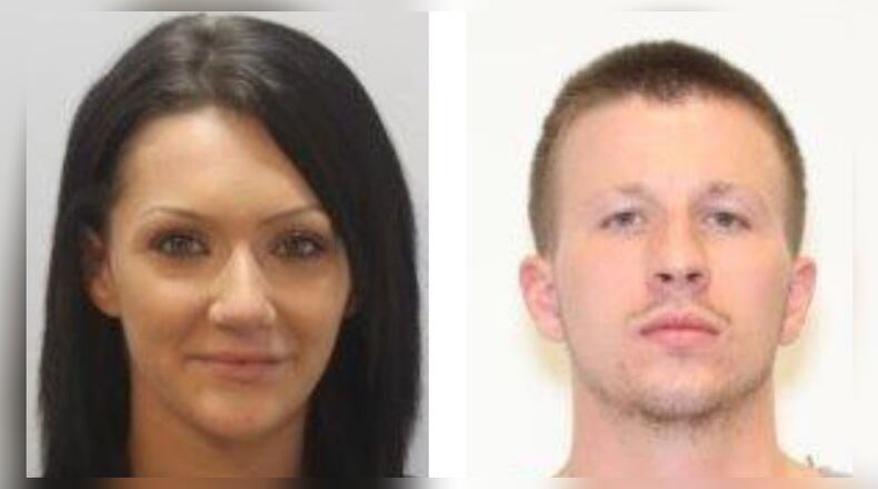 Kyla Hayton, 20, and Todd Burkhart, 28