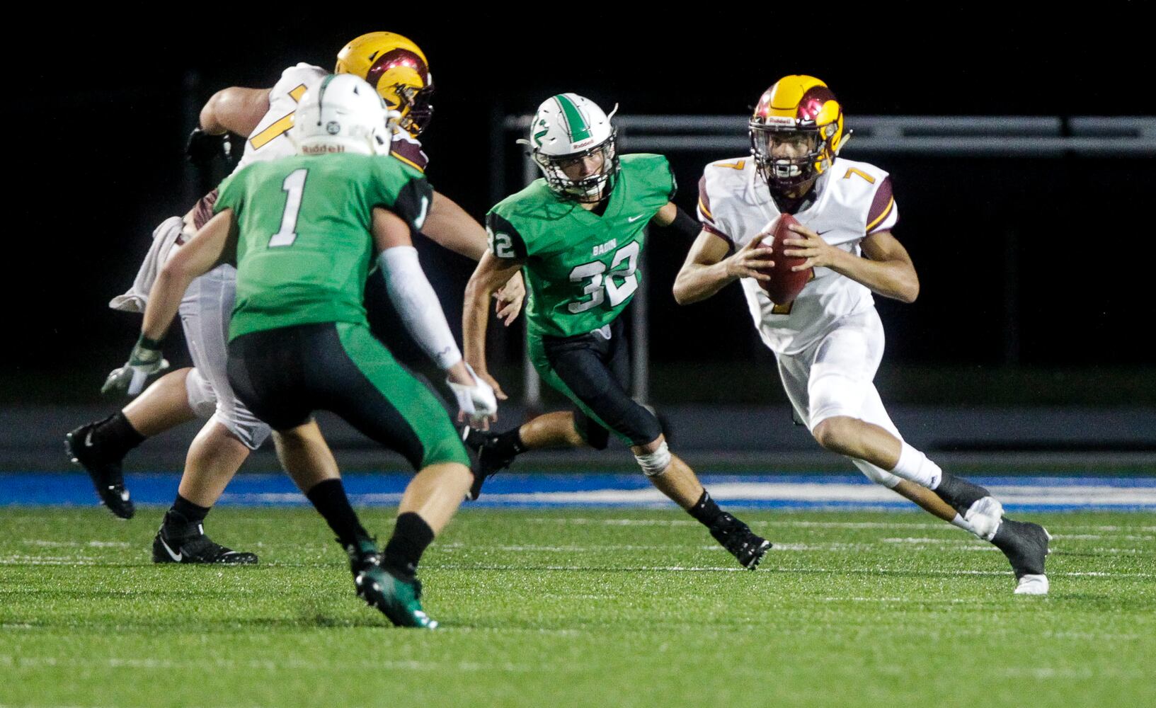 Ross beats Badin 20-19 in season opener football