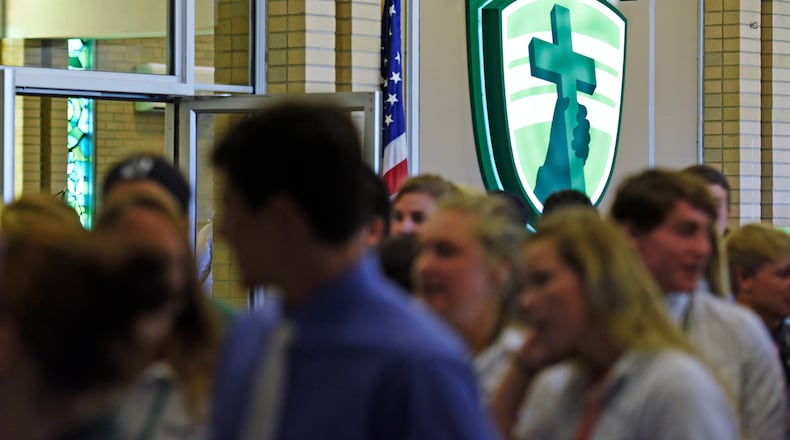 Badin High School — the only Catholic high school in Butler County — is set to officially announce its re-affiliation with the Sisters of Notre Dame de Namur, which previously ran Notre Dame High School in Hamilton from 1886-1966. STAFF FILE/2015