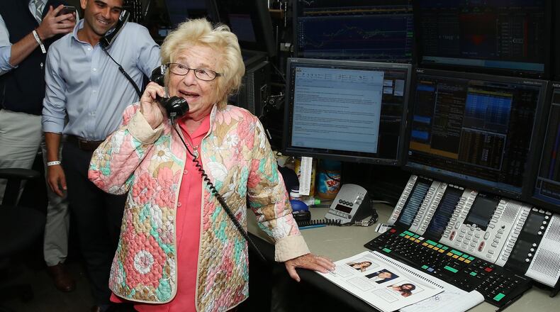 Famed sex therapist Dr. Ruth Westheimer came to Atlanta’s Marcus Jewish Community Center November 2015 10 to talk about one of her books.