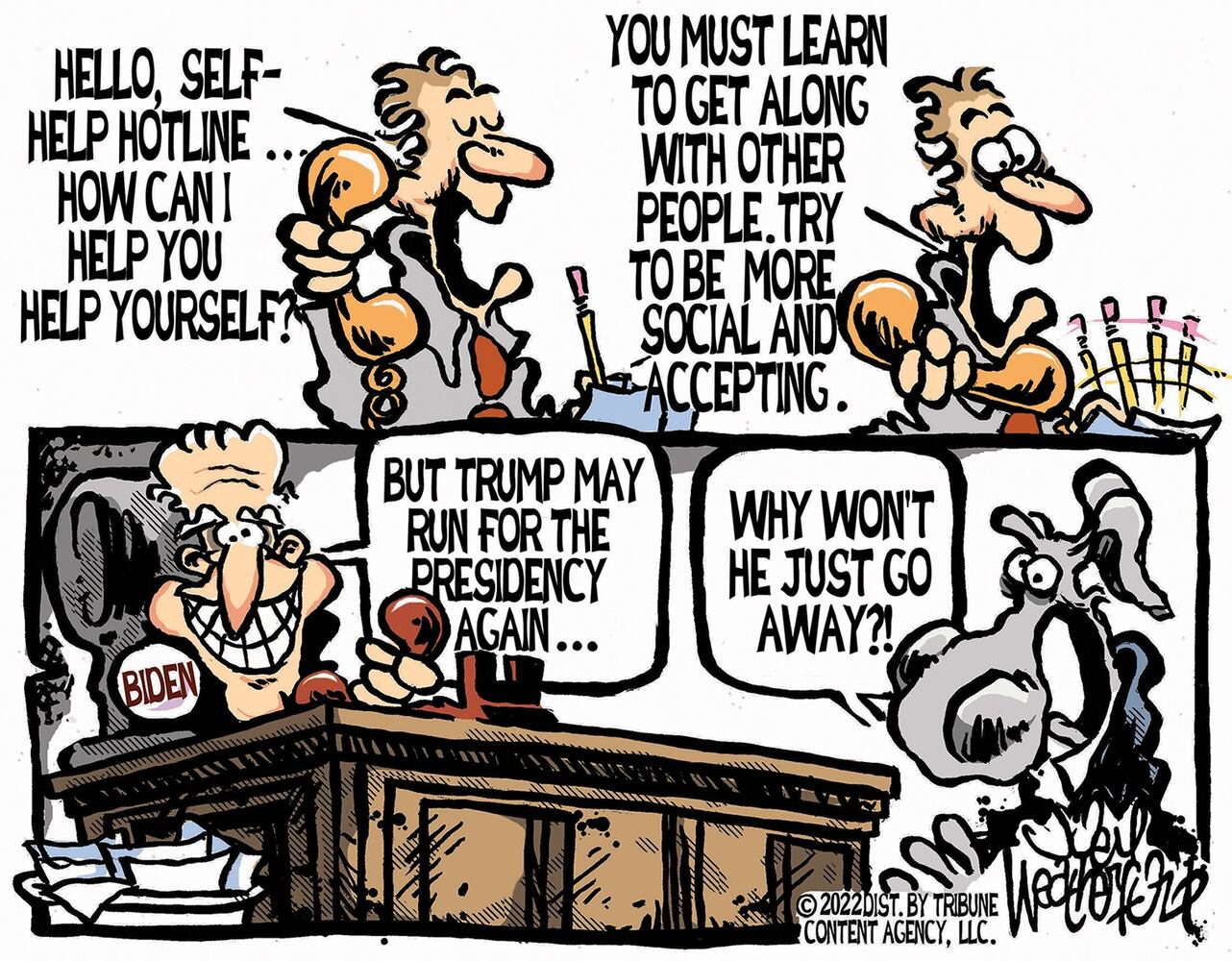 WEEK IN CARTOONS: Busing migrants, Trump, Biden and more