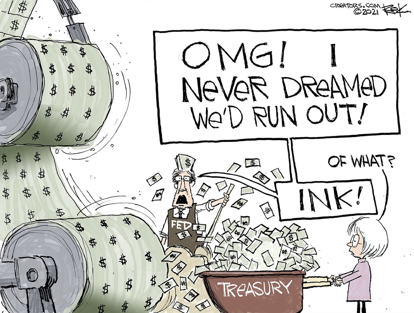 Week in cartoons: Biden press conference, Georgia voting rules and more
