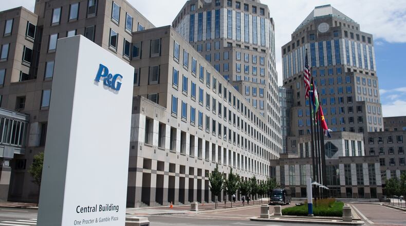The Proctor & Gamble headquarters complex in downtown Cincinnati. According to jobs and recruiting web site Glassdoor, Cincinnati is among the top 10 cities with the most workers seeking to move to jobs in other cities. (AP Photo/John Minchillo)