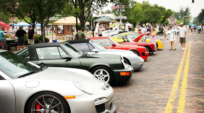 Red Brick Reunion Porsche Car Show takes place Saturday, Aug. 11, along High Street in Oxford. STAFF FILE PHOTO