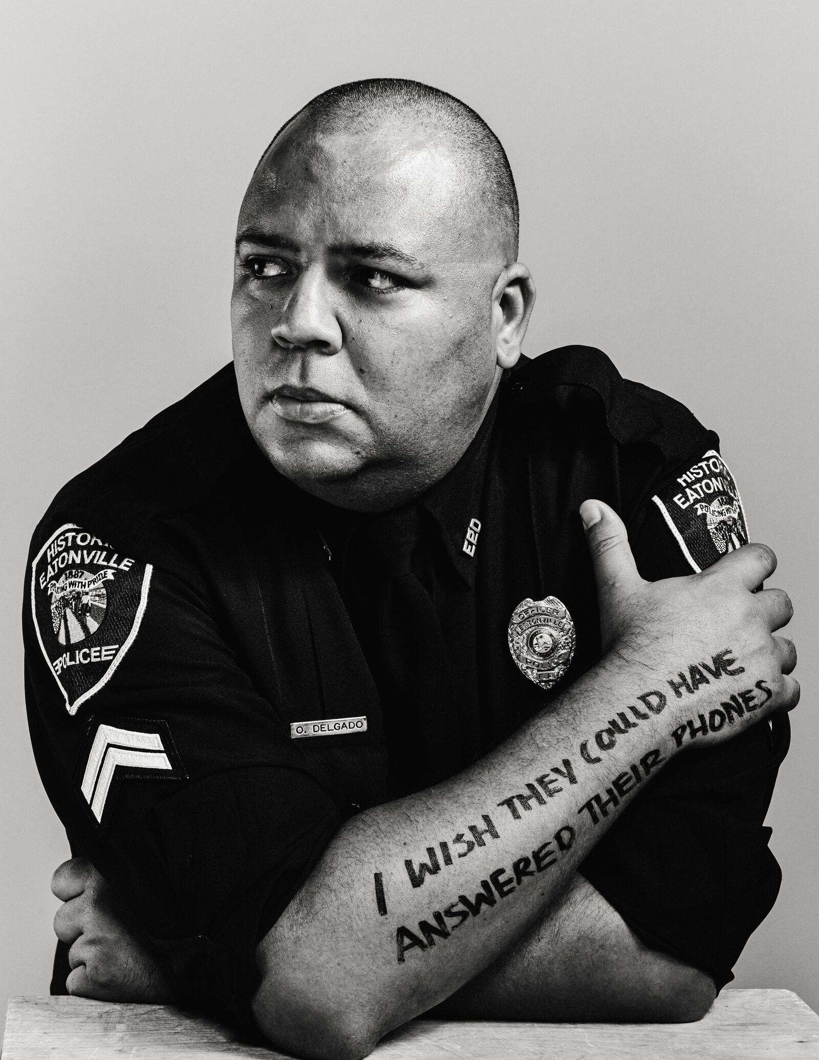 Omar Delgado, Eatonville Police officer.