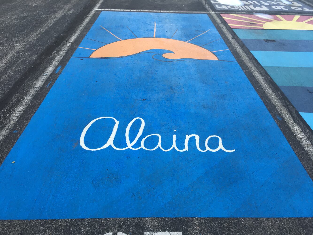 Ross senior parking lot spaces