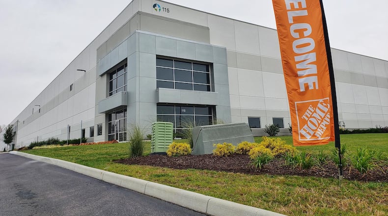 Home Depot has opened a new distribution facility for home deliveries at 115 Enterprise Dr. in Hamilton. NICK GRAHAM / STAFF