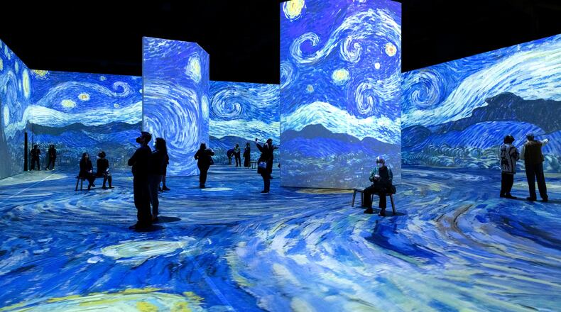 "Beyond Van Gogh: The Immersive Experience" features over 300 of the artist's legendary artworks in a three-dimensional environment.