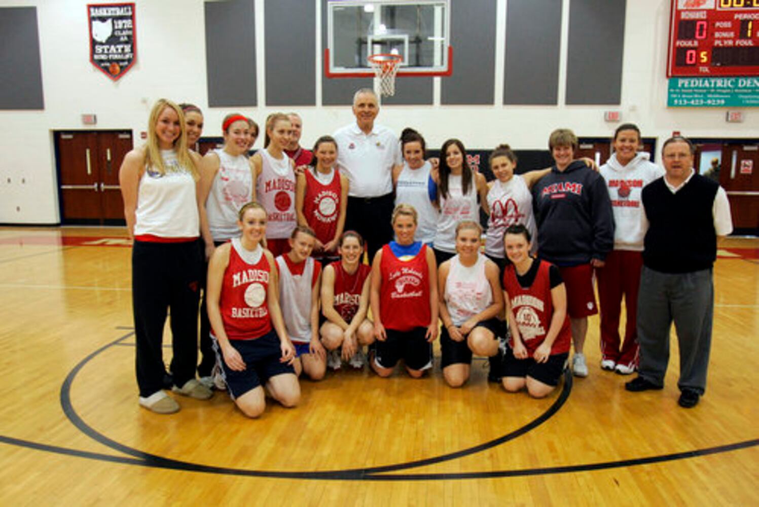 Legend talks to Madison girls