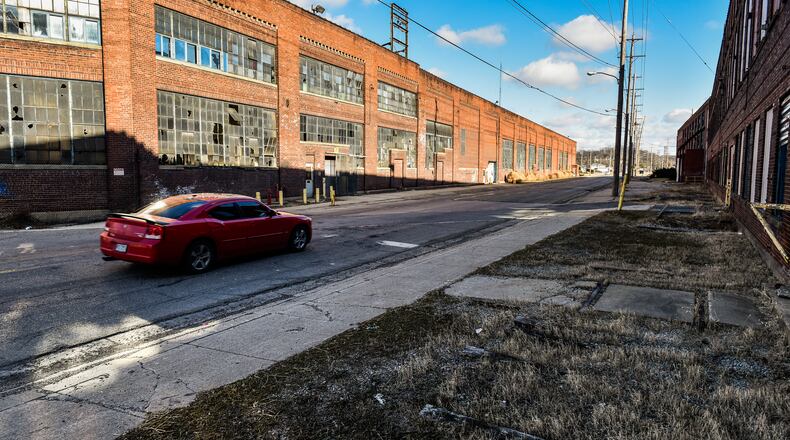 The proposed Spooky Nook Sports at Champion Mill mega-sports complex would fill the former Champion Mill building along B Street in Hamilton.