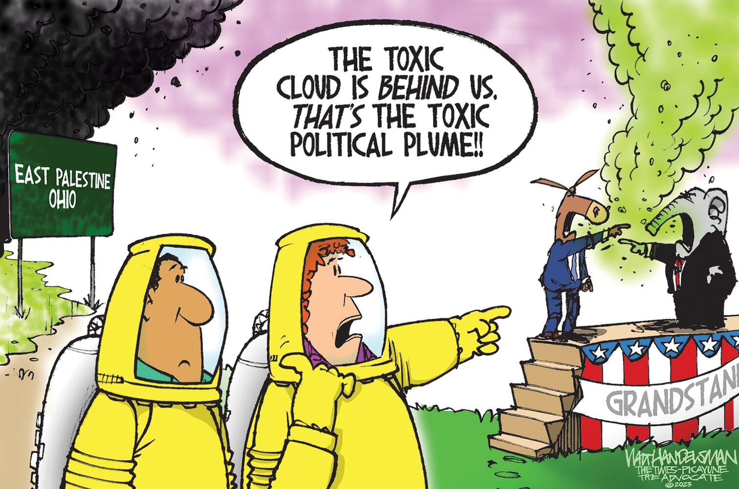 WEEK IN CARTOONS: Ohio train derailment, ChatGPT and more
