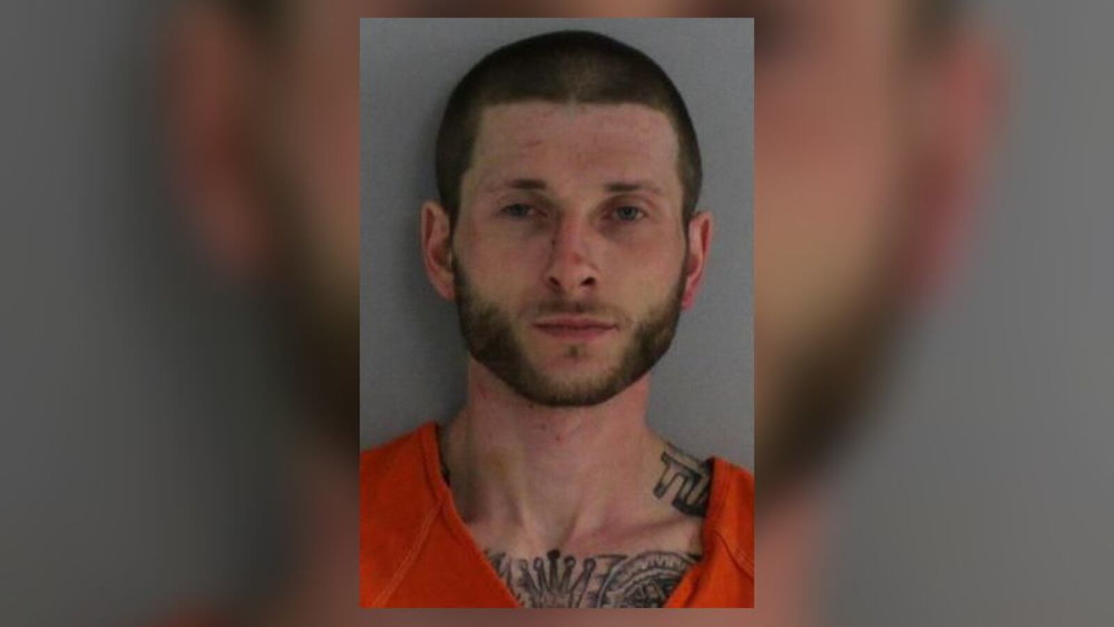Kalib Stapleton, 28, is charged with aggravated robbery and kidnapping. BUTLER COUNTY SHERIFF'S OFFICE