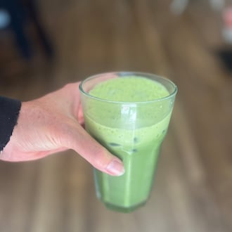 Pictured is a Green Mango Pineapple Lassi. CONTRIBUTED