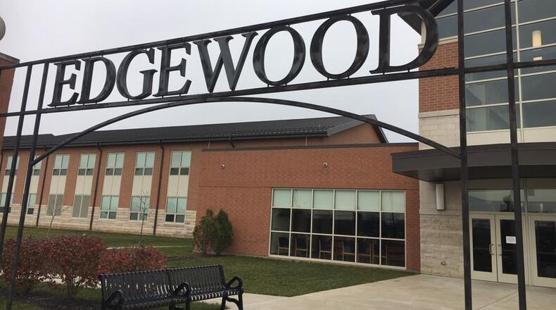 Classes started today with more armed police officers at Edgewood High School after district officials announced to parents late Monday evening a rumored threat had been made.(File Photo/Journal-News)