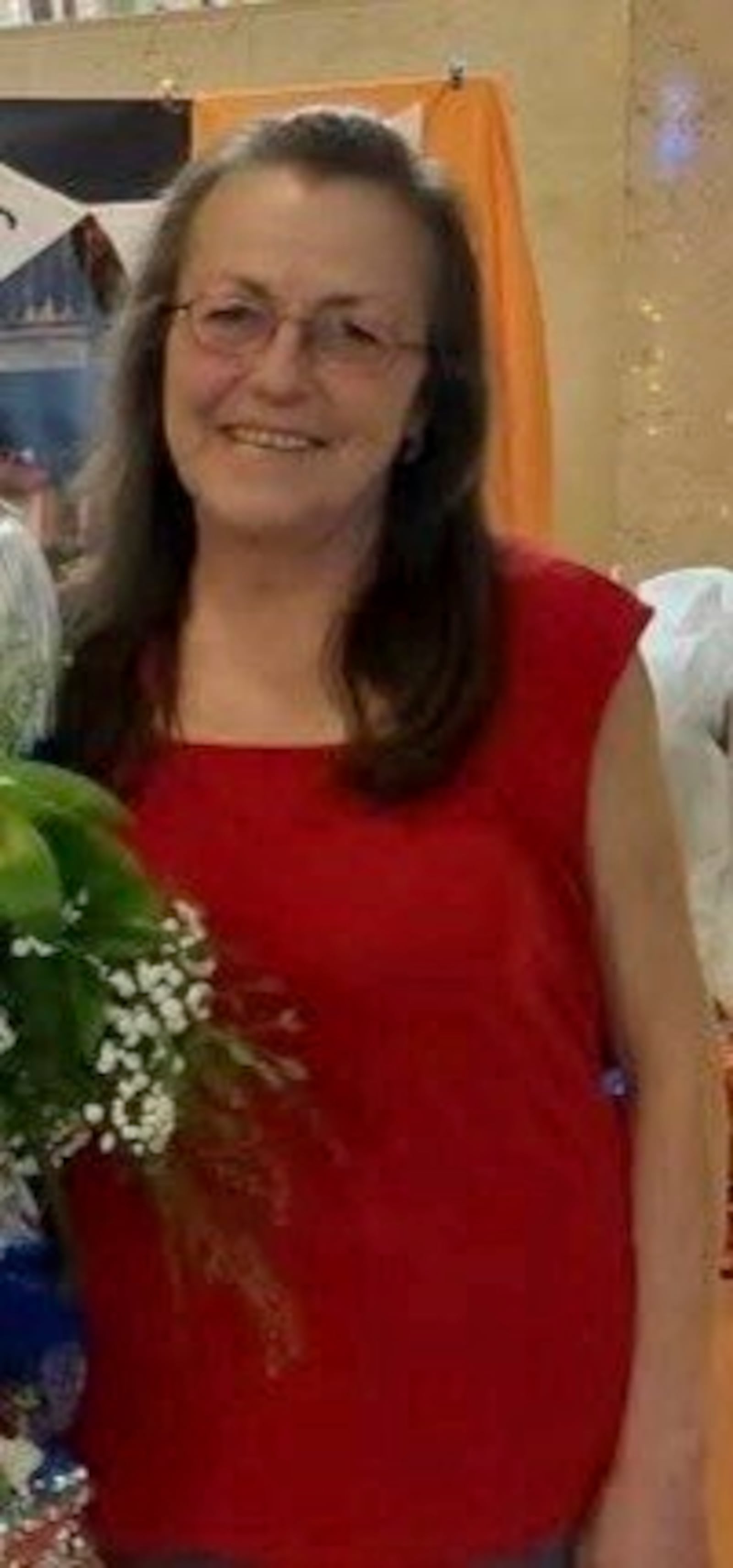 This undated photo released by Rhea Burwick shows her mother Tanya Burwick, April 2025, in San Angelo, Texas. (Rhae Brunswick via AP)