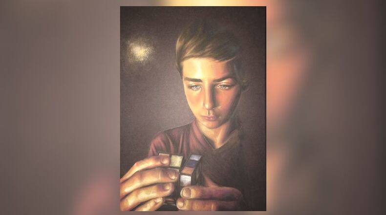 “Geometric” by Regan Runtz of Badin High School was the 2020 Best of Show winner in the Middletown Arts Center's "Tomorrow's Artist Today" competition. CONTRIBUTED