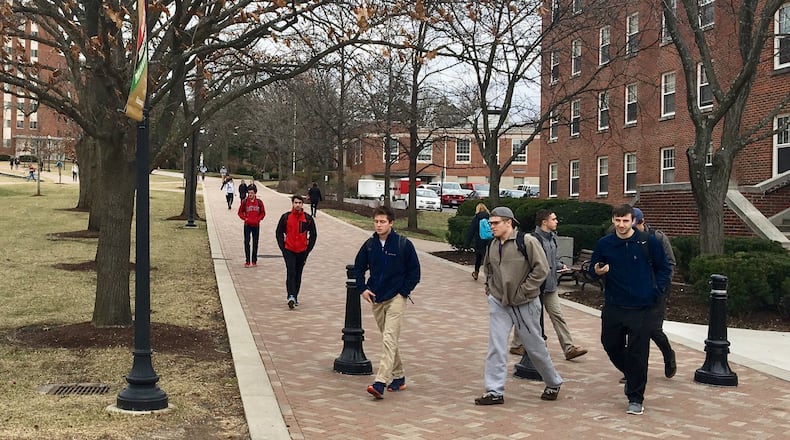 University of Dayton Public Safety is investigating in incident in Campus South apartments Friday in which two students and two non-students exhibited signs of an overdose of an unknown substance. Three were treated and released at a local hospital and one person was treated at the scene. STAFF FILE