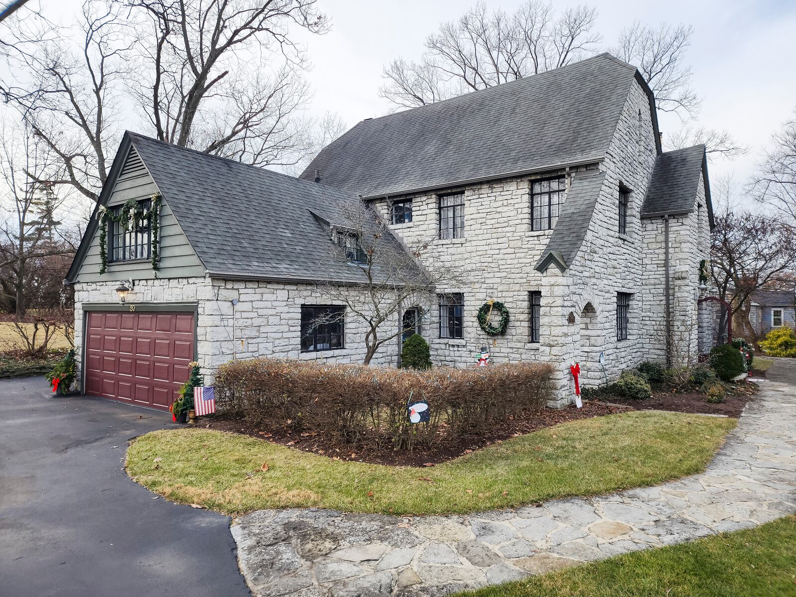 Fran and Dan Sack have been decorating their historic Middletown home with Christmas themed rooms for years. NICK GRAHAM/STAFF 