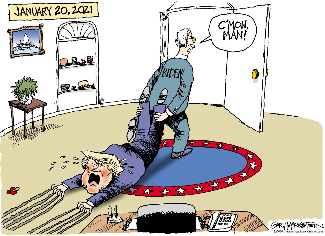 Week in cartoons: Democracy, Alex Trebek and more