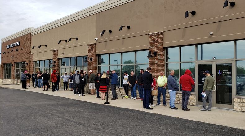 About Wellness, 1525 Genntown Dr., Suite B5, on the northeast edge of Lebanon, opened on Tuesday, May 21, 2019. NICK GRAHAM / STAFF