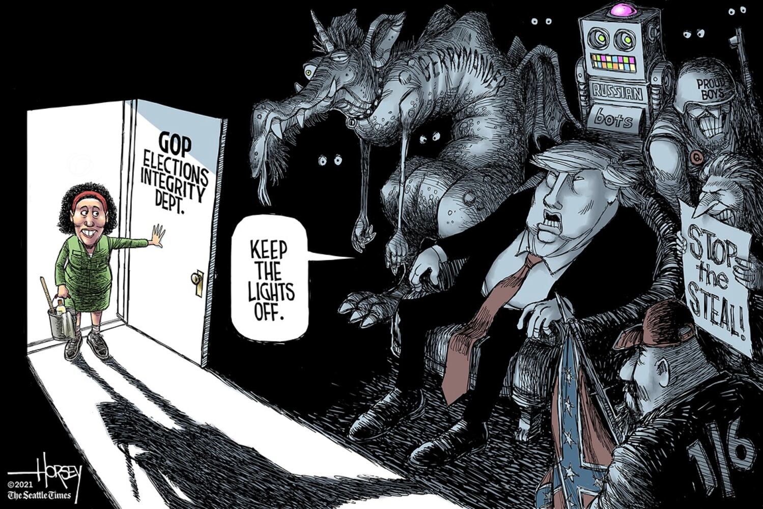 WEEK IN CARTOONS: Facebook name change, Biden’s spending plan and more