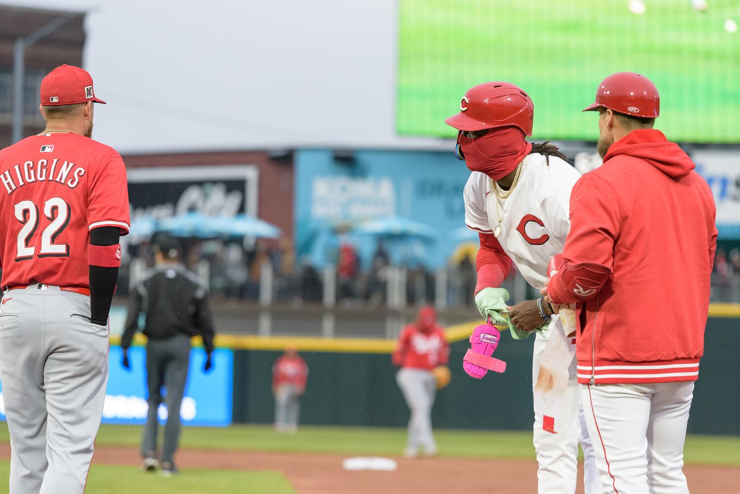 PHOTOS: Cincinnati Reds vs. Reds Top Prospects at Day Air Ballpark