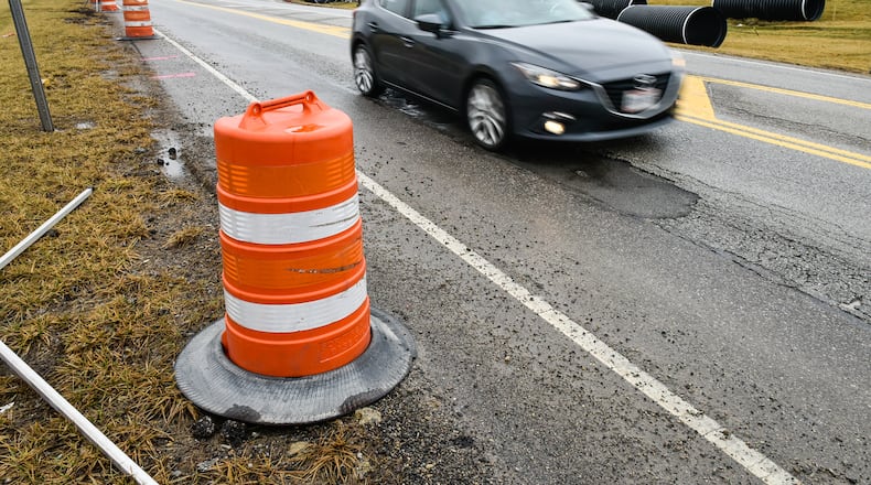 A road widening project is finally underway on Ohio 747 in Liberty Twp. Crews put out the orange barrels on Monday, Feb. 12 and the widening project is expected to last through September.The $7 million project will widen about one mile of the heavily traveled, two-lane stretch of road to five lanes — two northbound, two southbound, and a center turn lane — from Princeton Road to Millikin Road. Right turn lanes will be added on northbound 747 to eastbound Princeton Road and on eastbound Millikin Road to southbound 747. NICK GRAHAM/STAFF