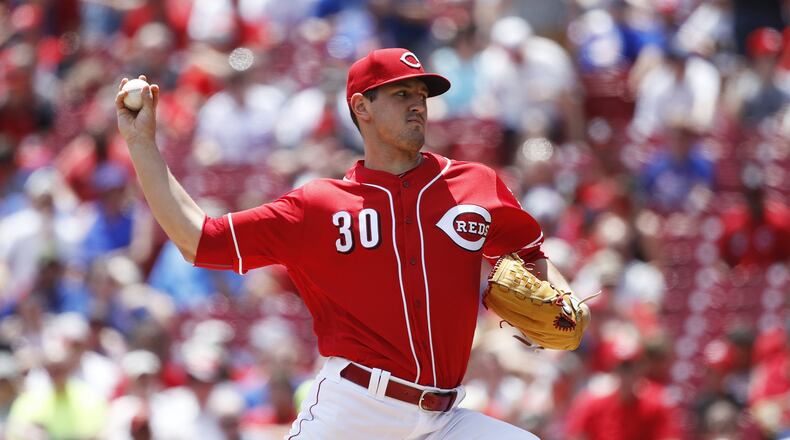 CINCINNATI, OH - MAY 20: Tyler Mahle #30 of the Cincinnati Reds pitches in the second inning against the Chicago Cubs at Great American Ball Park on May 20, 2018 in Cincinnati, Ohio. (Photo by Joe Robbins/Getty Images)
