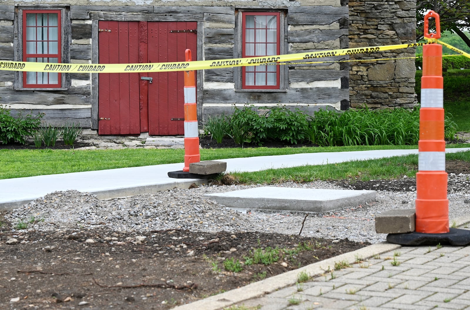 The sundial at Monument Park on South Monument Avenue will be reinstalled at its place across from The Well House Hotel in downtown Hamilton. The sundial was dedicated in May 1941 by the Daughters of Union Veterans of the Civil War. MICHAEL D. PITMAN/STAFF