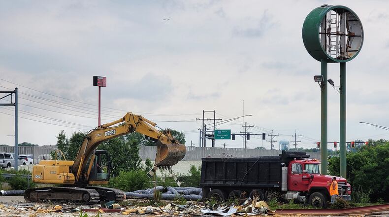Popeyes Louisiana Kitchen and Dunkin' will be built at 7412 Tylersville Road near Interstate 75, site of the former Perkins restaurant. The restaurants are scheduled to open later this year. NICK GRAHAM/STAFF