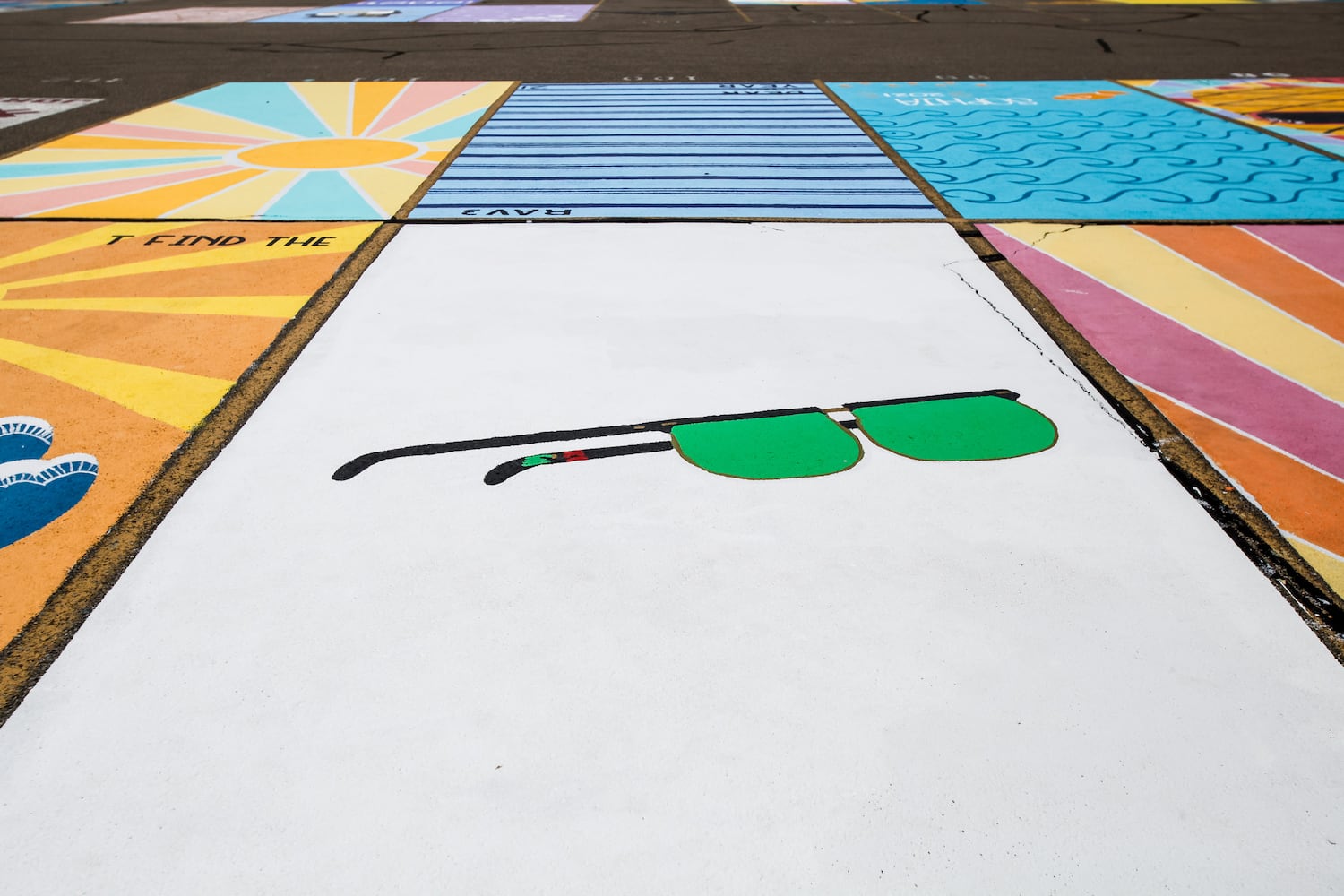 081220 Lakota East parking spot painting