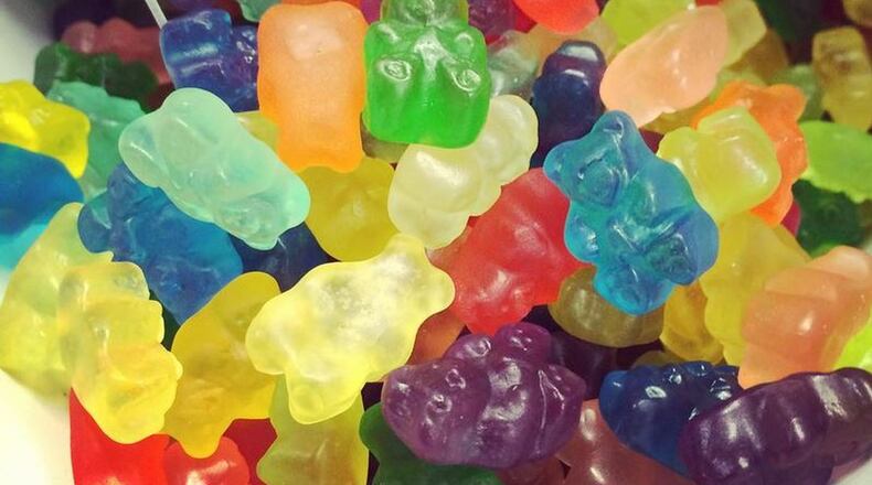Gummy bears are just one of dozens of different types of candy that will be available at Candy Stache Sweets & More in Liberty Twp.
