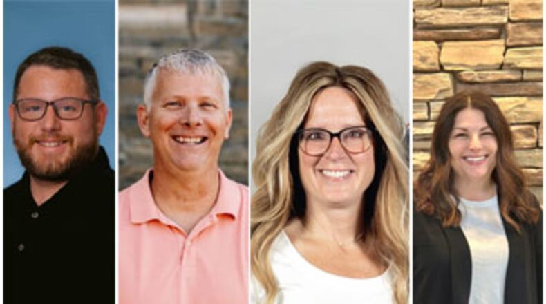 Carlisle School Board candidates, left to right: Will Bickell, Craig Harris, Amanda Morris, and Mollie McIntosh. CONTRIBUTED