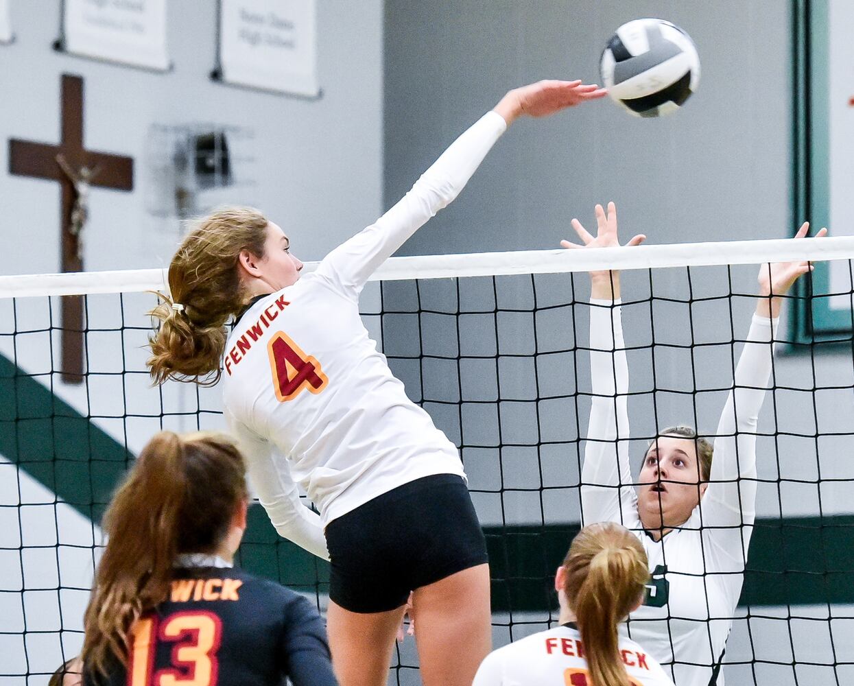 Badin vs Fenwick Volleyball