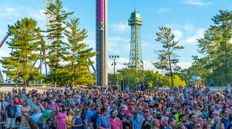 Live music returned to Kings Island June 28, as American folk rock band, The Avett Brothers took the stage at Timberwolf Amphitheatre. Thousands of fans were entertained to kick off the park’s 2022 Concert Series. CONTRIBUTED