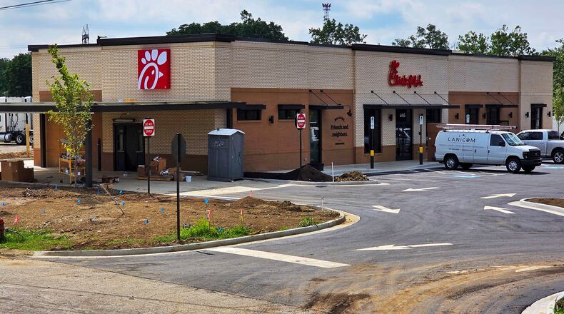 The Middletown Chick-fil-A, located just off Exit 32 on I-75, is expected to open next month and employee about 100 workers. NICK GRAHAM/STAFF