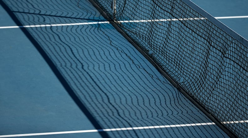 A tennis net. PHOTO / JASON GETZ