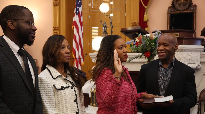 Rep. Desiree Tims, D-Dayton, took her oath of office on Monday, Jan. 6, 2024 to join Ohio's 136th General Assembly.