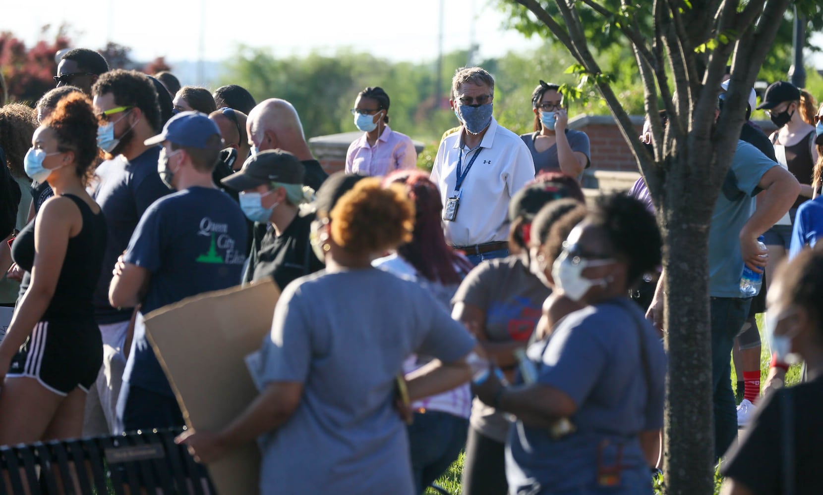PHOTOS Crowd gathers at West Chester protest