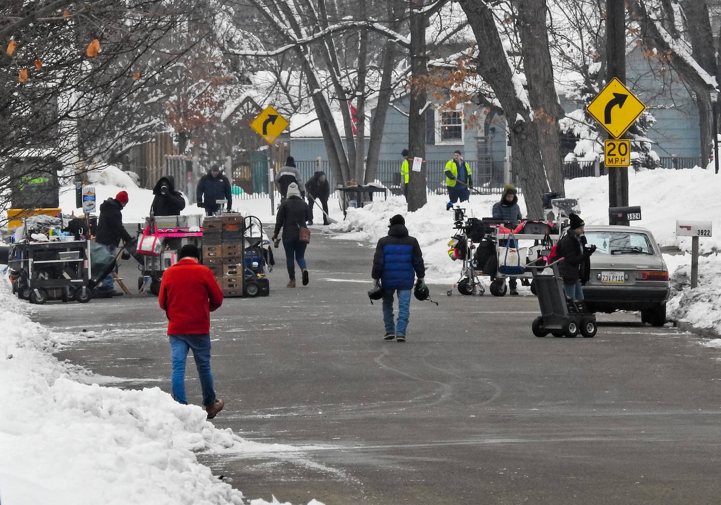 Movie starring Mark Ruffalo and Anne Hathaway filming in Hamilton