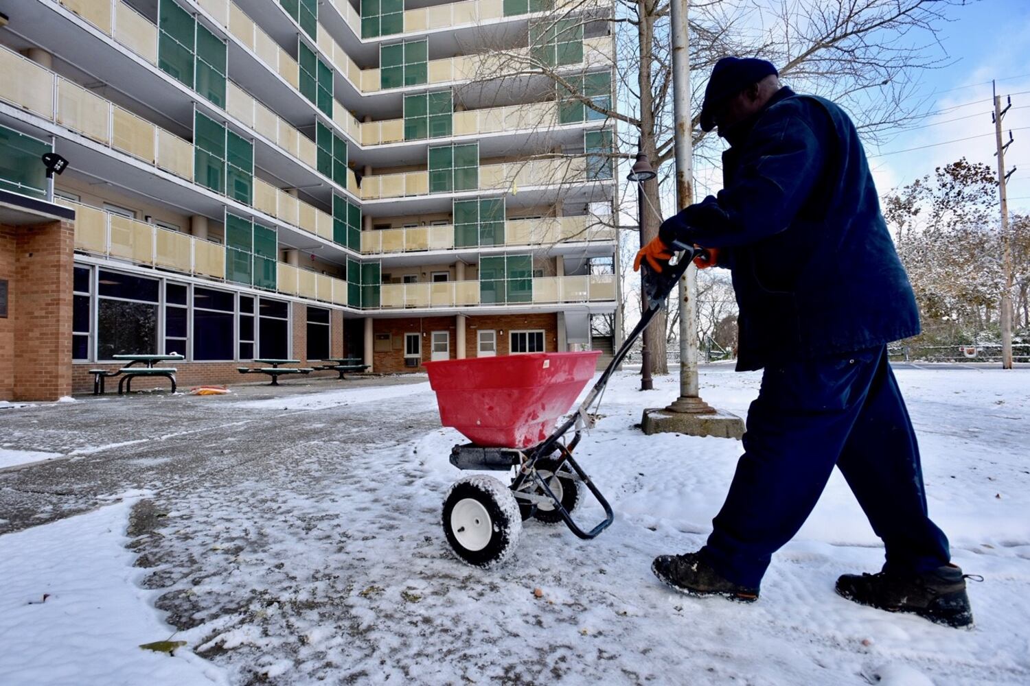 PHOTOS: Butler County's first snowfall of the season