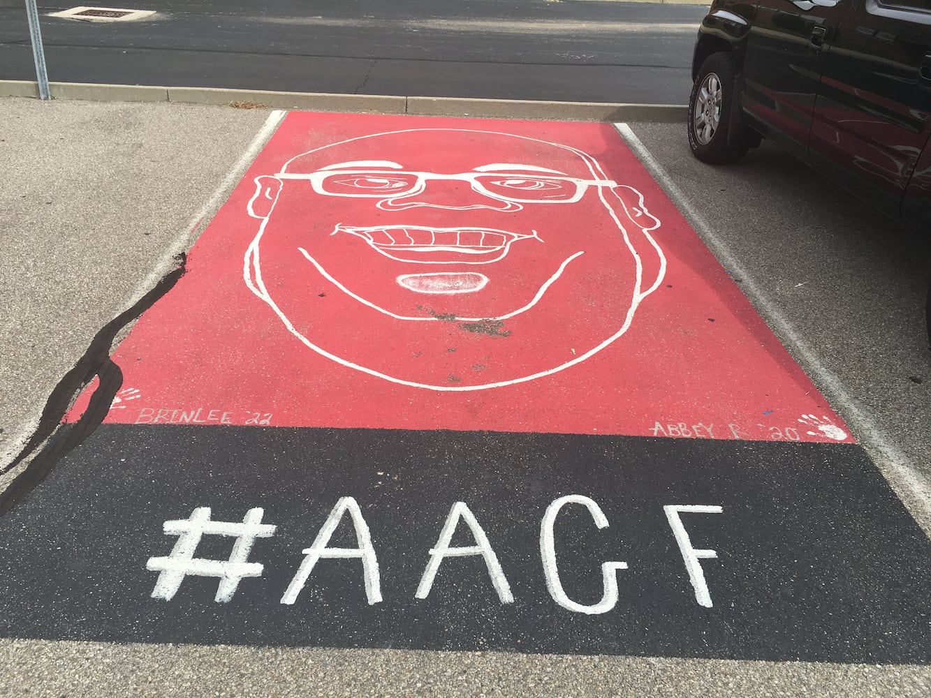 Lakota West High School parking lot spaces