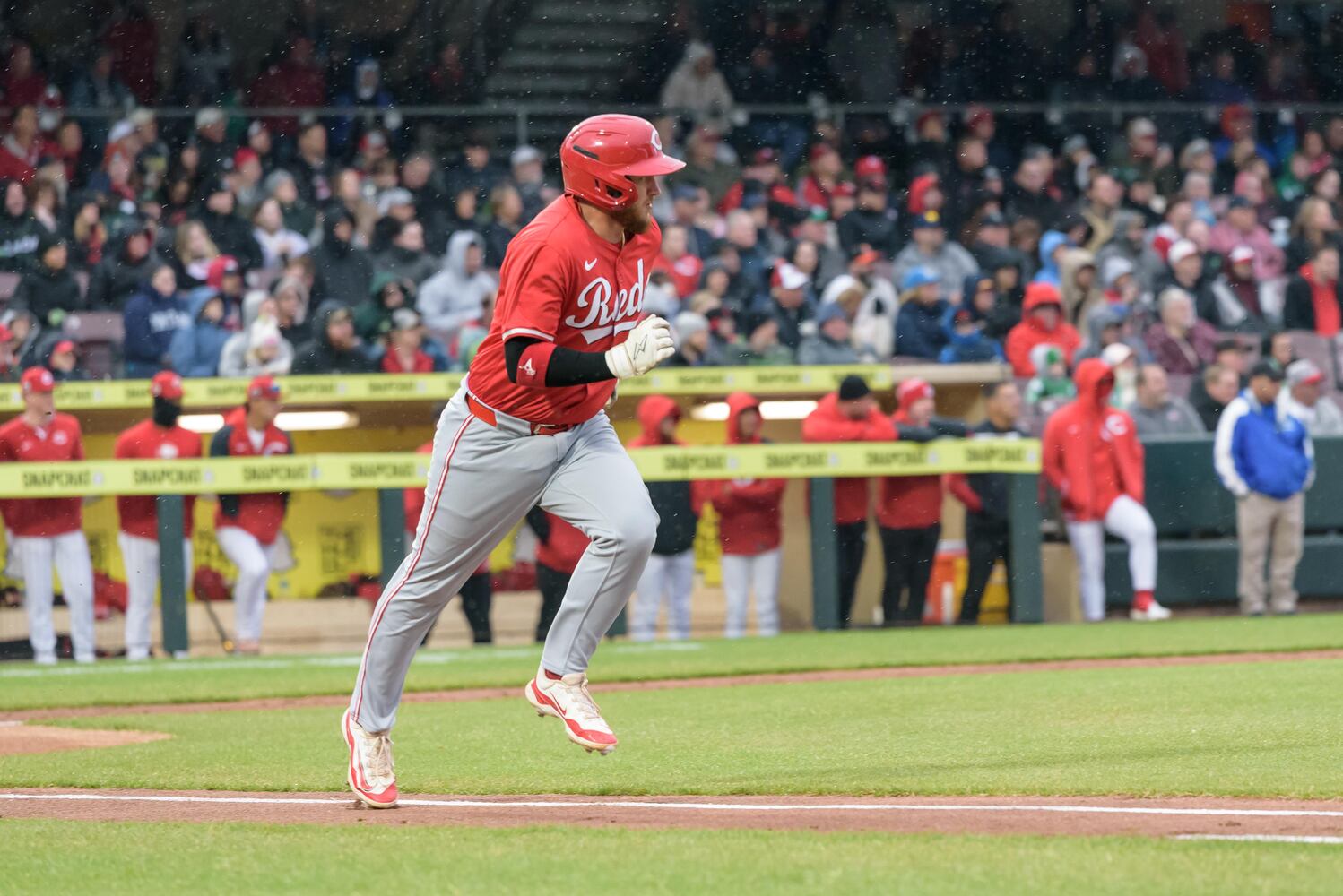 PHOTOS: Cincinnati Reds vs. Reds Top Prospects at Day Air Ballpark