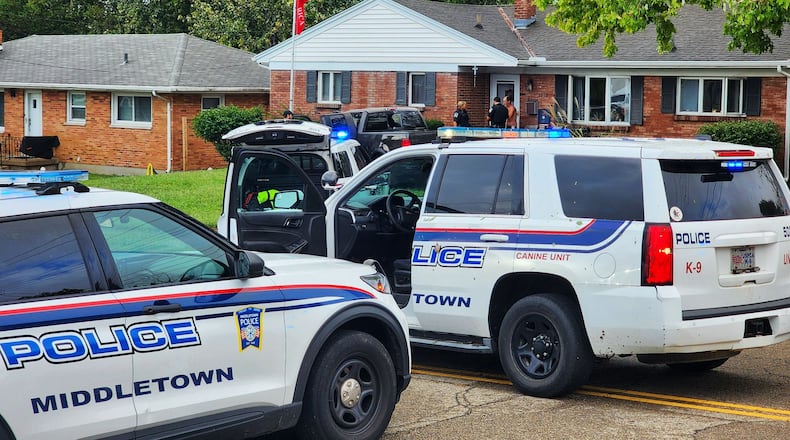 A Man was taken into custody Monday morning on Orchards Street for allegedly being in violation of a temporary protection order. NICK GRAHAM/STAFF