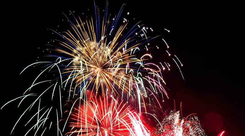 Fireworks are a part of most local Independence Day celebrations in the area. Find more things to do at journal-news.com. DAVID MOODIE/FILE