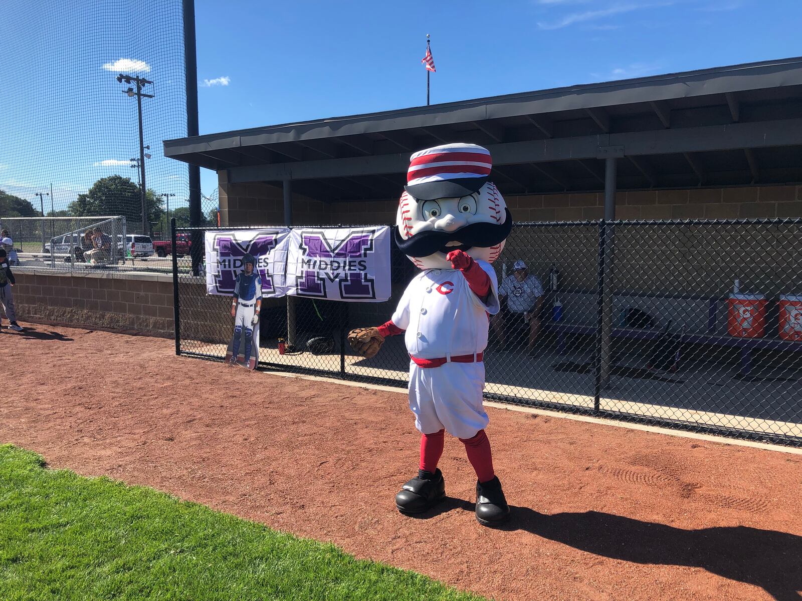 Hundreds of children attended the five Middie Way Baseball camps this year. The last camp was held Saturday at Lefferson Park. Middletown will start a Little League program in 2022. One of the Cincinnati Reds mascots made an appearance. RICK McCRABB/STAFF