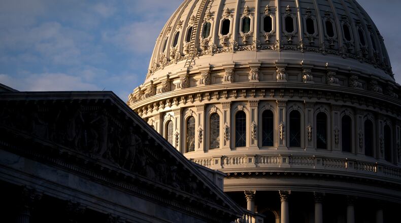 FILE -- The U.S. Capitol in Washington on Monday, Dec. 21, 2020. Economists say Congress and the White House must recognize the differences as well as the similarities between the pandemic and the Great Recession. (Stefani Reynolds/The New York Times)